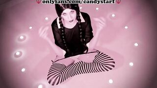 Wednesday masturbating and creamy pussy (Preview) - 4 image