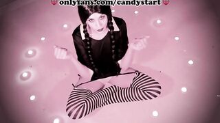 Wednesday masturbating and creamy pussy (Preview) - 9 image