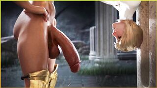 The bitch prefers a futa MILF's dick to cum in her pussy and anal - 9 image