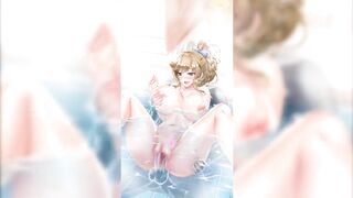 Hentai Uncensored Fucking Busty Milf in Bath Winni Project QT - 9 image