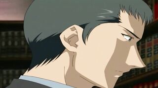 Cute housewife with glasses loves sex (uncensored hentai) - 5 image