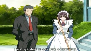 Cute housewife with glasses loves sex (uncensored hentai) - 8 image