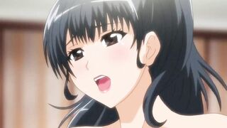 Busty Brunette Hentai Girl Pussy Creampie In Doggystyle - 9 image