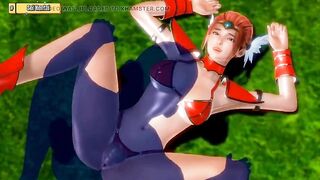 Hentai 3D - Red-haired female warrior and Marvel Winter soldier - 6 image