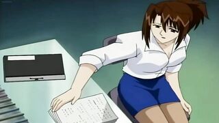 Big tits girl fuck in college (Uncensored Hentai) - 3 image