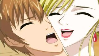 Horny Busty MILF loves hard sex (uncensored hentai) - 6 image