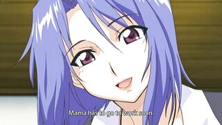 Busty Hentai Beauty With Blue Hair Enjoys Sex [Uncensored] - 2 image