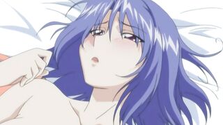 Busty Hentai Beauty With Blue Hair Enjoys Sex [Uncensored] - 9 image