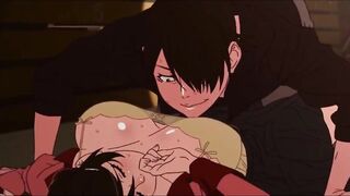 Kizumonogatari - Araragi wants to touch Tsubasa breasts scene - 10 image