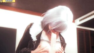 Hentai 3D - When Nier-2B is not blind - 2 image