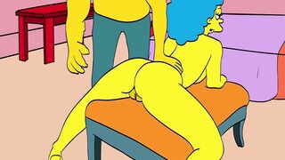 The Simpsons Hentai - Marge Simpson is a Slutty Mom and Bart is a Cuck (OnlyFans Preview) - 7 image