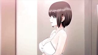 Crazy Hot Hentai Babe Fuck In Public Bathroom - 4 image