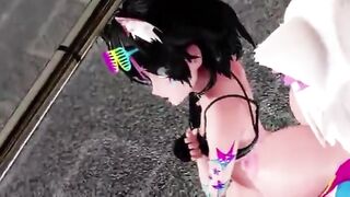 Futa Futanari Anal DP Gangbang Huge Cumshots 3D Hentai - 8 image