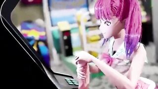 Futa Futanari Lesbian Anal 3D Hentai - 4 image