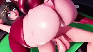 Futa Futanari Anal Huge Cumshots 3D Hentai - 5 image