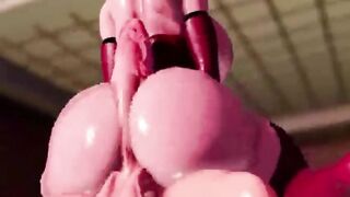Futa Futanari Anal Huge Cumshots 3D Hentai - 6 image