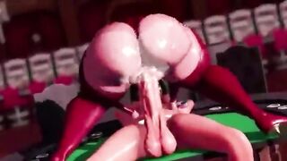 Futa Futanari Anal Huge Cumshots 3D Hentai - 8 image