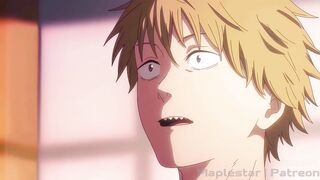 4K Chainsaw man, Denji finally gets his treat from Makima. Ai Upscaled | Maplestar - 7 image