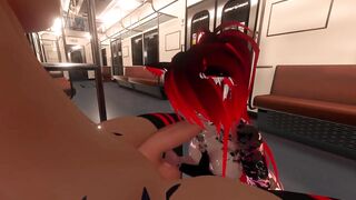 Foxgirl Sex on a Train (ERP) - 2 image