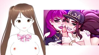 Try Not To Cum Challenge to Hentai League Of Legends (Rule 34, Lewd VTuber) - 3 image