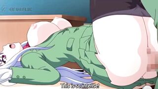 HORNY BEAUTIFUL HENTAI GIRL GETS FUCK IN THE DESK 2023 - 3 image