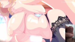 Jerking off to genshin impact hentai - 1 image