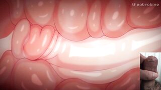 Jerking off to genshin impact hentai