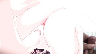 Jerking off to genshin impact hentai - 3 image