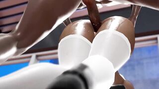 Gym Sluts go crazy for a hard cock - 8 image