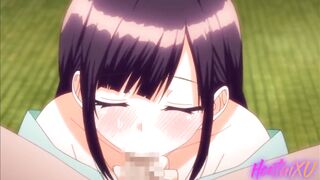 Hentai / young couple at the hot springs - 4 image