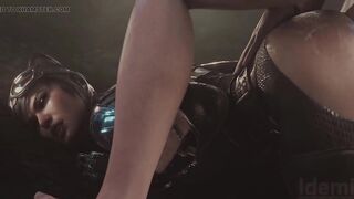 Selina Kyle Anal Creampied in Public Street (4K Animation with Sound) - 7 image