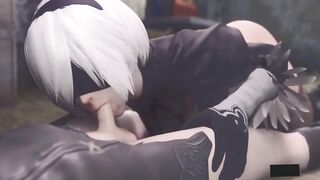Nier automates oral sex on my best friend - 9 image