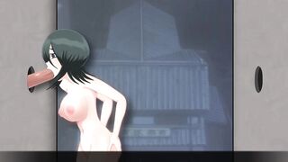 Bleach - Shinigami Brothel - Part 8 - Rukia Kuchiki Blowjob By HentaiSexScenes - 7 image