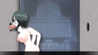 Bleach - Shinigami Brothel - Part 8 - Rukia Kuchiki Blowjob By HentaiSexScenes - 8 image