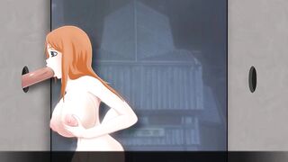 Bleach - Shinigami Brothel - Part 4 - Orihime Inoue Blowjob By HentaiSexScenes - 2 image