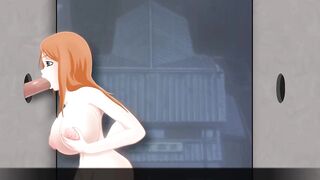 Bleach - Shinigami Brothel - Part 4 - Orihime Inoue Blowjob By HentaiSexScenes - 4 image