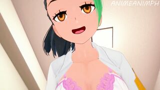 POV: Fucking Sexy Pokemon Girl Nemona in Exchange for Trainer Advices - Anime Hentai 3d Uncensored - 4 image