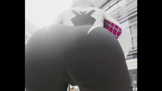 The cute ass super hero spider woman - 1 image