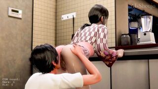 AI Shoujo Japanese beauty Akira in realistic 3D animated sex with multiple orgasms UNCENSORED