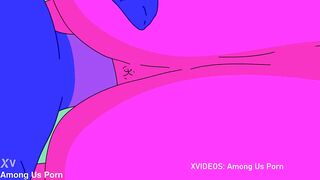 Among us porn Blue Among us FUCK HARD to Pink - 8 image
