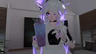 Maid cat femboy gets used by master over and over again - 2 image