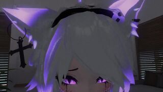 Maid cat femboy gets used by master over and over again