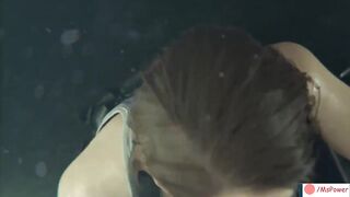 Resident Evil 3 Jill Sloppy Blowjob Deepthroat | MsPower - 5 image