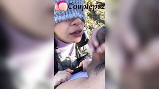Rich blowjob in the mountains, he cums in my mouth - COUPLEPSZ - 4 image