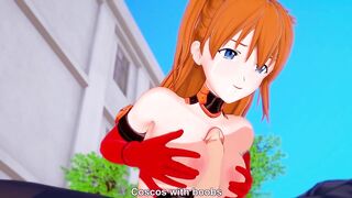 Asuka Titjob | Neon Genesis Evangelion Hentai Parody - 2 image