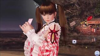 Dead or Alive Xtreme Venus Vacation Leifang Valentine's Day Pose Cards Fanservice Appreciation - 3 image