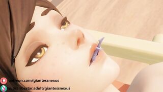 Beachside Snack (Tracer Giantess Vore) - 4 image