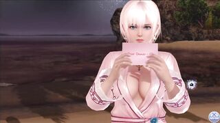 Dead or Alive Xtreme Venus Vacation Luna Valentine's Day Pose Cards Fanservice Appreciation - 3 image