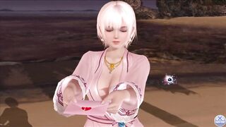 Dead or Alive Xtreme Venus Vacation Luna Valentine's Day Pose Cards Fanservice Appreciation - 8 image