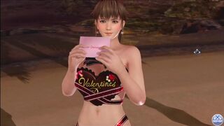 Dead or Alive Xtreme Venus Vacation Hitomi Valentine's Day Pose Cards Fanservice Appreciation - 1 image